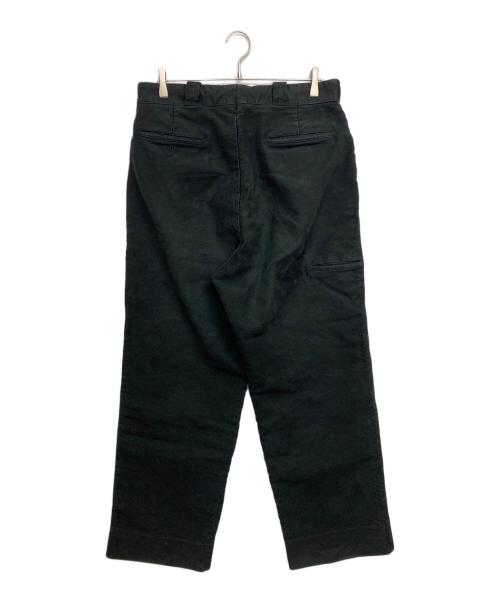 COMOLI（コモリ）COMOLI (コモリ) モールスキン ダブルニーパンツ モールスキンパンツ ブラック サイズ:4の古着・服飾アイテム