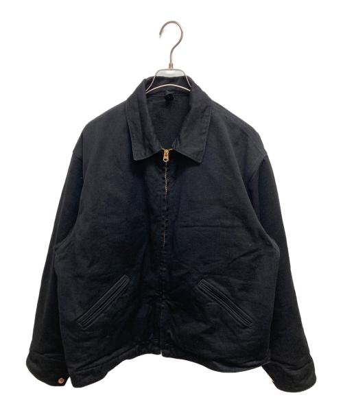 COMOLI（コモリ）COMOLI (コモリ) ブラックデニム ジップショートジャケット ブラック サイズ:SIZE3の古着・服飾アイテム