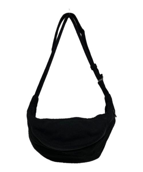 COMOLI（コモリ）COMOLI (コモリ) シルクネップウエストバッグ ブラックの古着・服飾アイテム