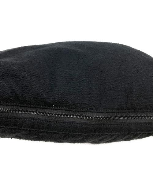 COMOLI（コモリ）COMOLI (コモリ) シルクネップウエストバッグ ブラックの古着・服飾アイテム