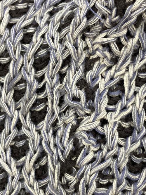 TODAYFUL（トゥデイフル）TODAYFUL (トゥデイフル) Lowgauge Honeycomb Knitdress ブラウン×ベージュ サイズ:SIZE38の古着・服飾アイテム