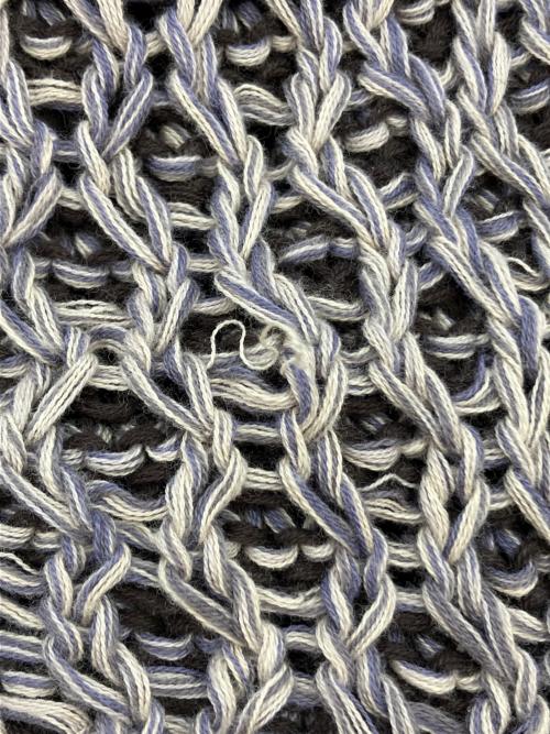 TODAYFUL（トゥデイフル）TODAYFUL (トゥデイフル) Lowgauge Honeycomb Knitdress ブラウン×ベージュ サイズ:SIZE38の古着・服飾アイテム