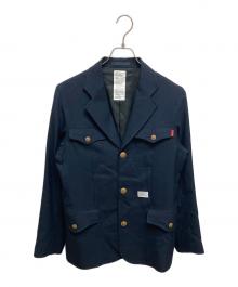 WTAPS（ダブルタップス）の古着「コンチョボタン アカデミー ジャケット」｜ネイビー