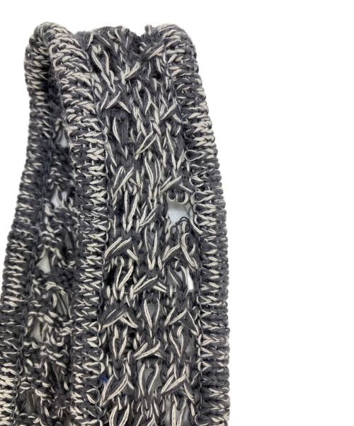 IRENE（アイレネ）IRENE (アイレネ) Lace Pattern Knit Vest グレー サイズ:SIZE 36の古着・服飾アイテム