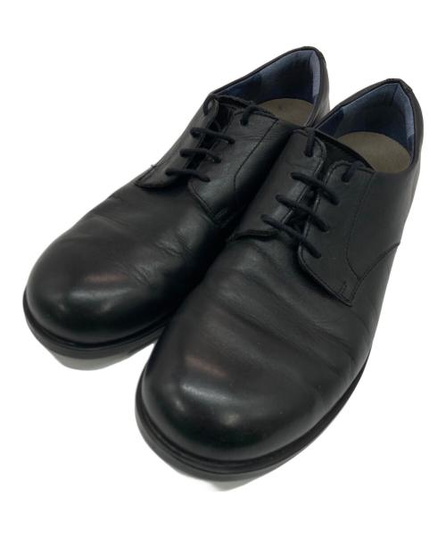 BIRKENSTOCK（ビルケンシュトック）BIRKENSTOCK (ビルケンシュトック) 4ホール レザー オブリークトゥ ダービー ドレス シューズ ブラック サイズ:SIZE 27cmの古着・服飾アイテム