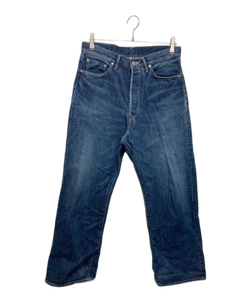 Graphpaper（グラフペーパー）Graphpaper (グラフペーパー) Selvage Denim Five Pocket Wide Straight Pants インディゴ サイズ:SIZE1の古着・服飾アイテム
