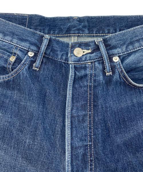 Graphpaper（グラフペーパー）Graphpaper (グラフペーパー) Selvage Denim Five Pocket Wide Straight Pants インディゴ サイズ:SIZE1の古着・服飾アイテム