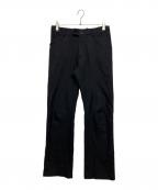 SUNSEAサンシー）の古着「N.M THICKENED w/耳 TEKETEKE LONG PANTS」｜ブラック