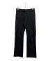 SUNSEA（サンシー）の古着「N.M THICKENED w/耳 TEKETEKE LONG PANTS」｜ブラック