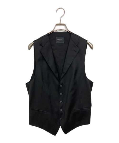 TOMORROW LAND（トゥモローランド）TOMORROW LAND (トゥモローランド) TAGLIATORE (タリアトーレ) ジレ ブラック サイズ:SIZE 48の古着・服飾アイテム
