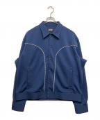 Schottショット）の古着「JERSEY WESTERN JACKET」｜ネイビー