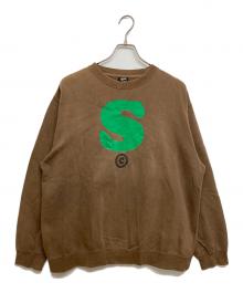 stussy（ステューシー）の古着「Sロゴラバープリントスウェット」｜ブラウン