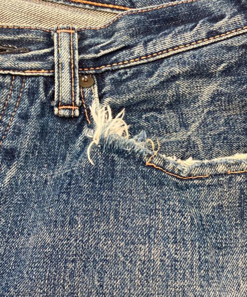 KAPITAL（キャピタル）KAPITAL (キャピタル) ダメージデニムパンツ インディゴ サイズ:SIZE32の古着・服飾アイテム