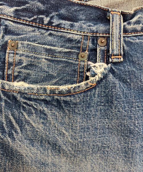 KAPITAL（キャピタル）KAPITAL (キャピタル) ダメージデニムパンツ インディゴ サイズ:SIZE32の古着・服飾アイテム