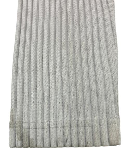 HOMME PLISSE ISSEY MIYAKE（オム プリッセ イッセイ ミヤケ）HOMME PLISSE ISSEY MIYAKE (オム プリッセ イッセイ ミヤケ) BASICSプリーツカーディガン グレー サイズ:SIZE 2の古着・服飾アイテム
