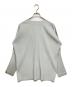 HOMME PLISSE ISSEY MIYAKE (オム プリッセ イッセイ ミヤケ) BASICSプリーツカーディガン グレー サイズ:SIZE 2：25000円