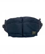 PORTERポーター）の古着「ウエストバッグ」｜ネイビー/アイアンブルー