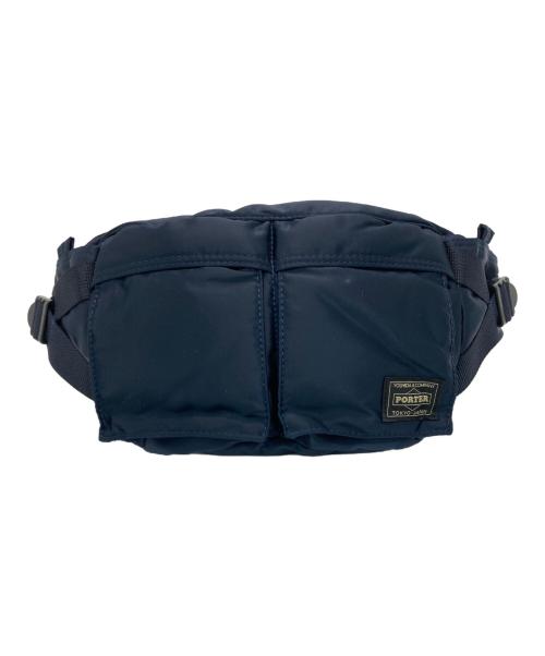 PORTER（ポーター）PORTER (ポーター) ウエストバッグ ネイビー/アイアンブルー サイズ:実寸サイズをご参照下さい。の古着・服飾アイテム