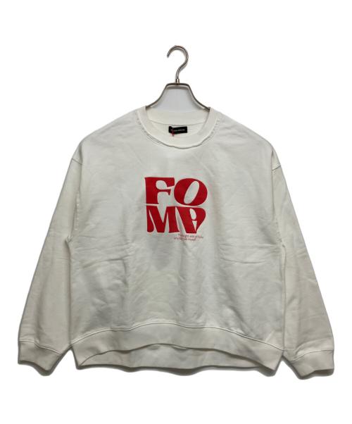 MAISON SPECIAL（メゾンスペシャル）MAISON SPECIAL (メゾンスペシャル) FOAM Puff Printing Pullover ホワイト サイズ:SIZE Free 未使用品の古着・服飾アイテム