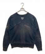 HUMAN MADEヒューマンメイド）の古着「24AW Crewneck Sweatshirt」｜ネイビー