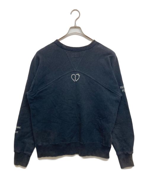 HUMAN MADE（ヒューマンメイド）HUMAN MADE (ヒューマンメイド) 24AW Crewneck Sweatshirt ネイビー サイズ:SIZE Mの古着・服飾アイテム