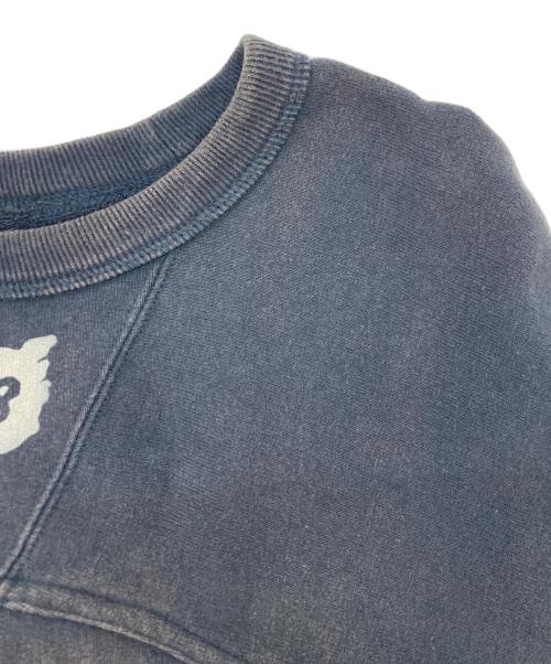 HUMAN MADE（ヒューマンメイド）HUMAN MADE (ヒューマンメイド) 24AW Crewneck Sweatshirt ネイビー サイズ:SIZE Mの古着・服飾アイテム