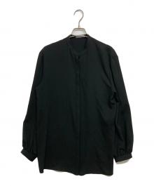 theory luxe（セオリーリュクス）の古着「長袖ブラウス」｜ブラック