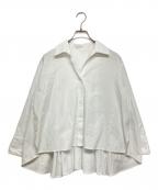 ALORSアロー）の古着「Geraldine フレアスリーブシャツ」｜ホワイト
