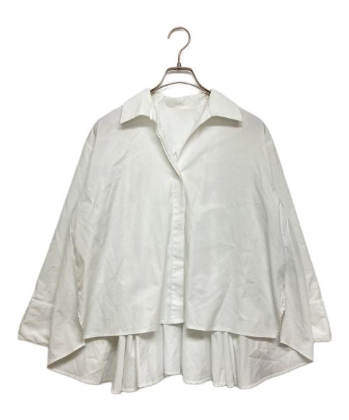 ALORS（アロー）ALORS (アロー) Geraldine フレアスリーブシャツ ホワイト サイズ:SIZE Freeの古着・服飾アイテム