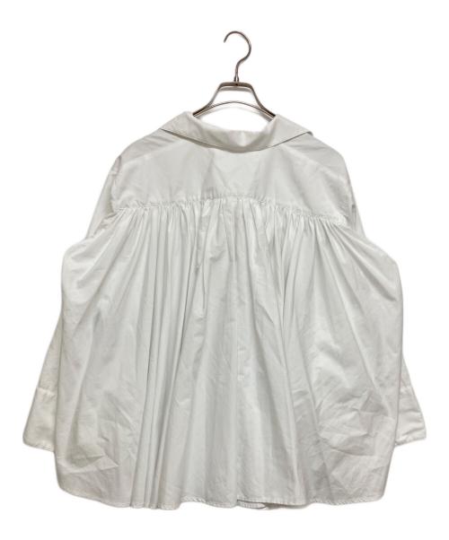 ALORS（アロー）ALORS (アロー) Geraldine フレアスリーブシャツ ホワイト サイズ:SIZE Freeの古着・服飾アイテム