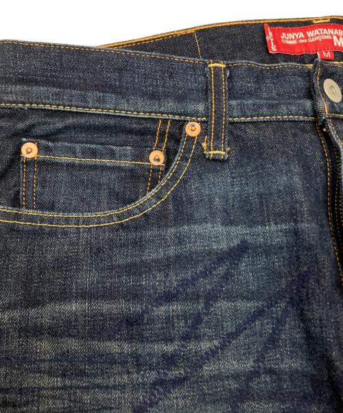 JUNYA WATANABE MAN（ジュンヤワタナベマン）JUNYA WATANABE MAN (ジュンヤワタナベマン) COMME des GARCONS (コムデギャルソン) 綿デニム Levi's 510カスタマイズ インディゴ サイズ:SIZE Mの古着・服飾アイテム