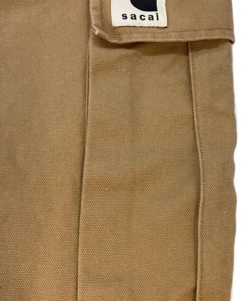 sacai（サカイ）sacai (サカイ) Carhartt WIP (カーハート ワーク イン プログレス) WIP DUCK PANTS ベージュ サイズ:SIZE2の古着・服飾アイテム