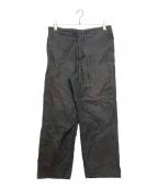 AURALEEオーラリー）の古着「SELVEDGE WEATHER CLOTH EASY PANT」｜グレー