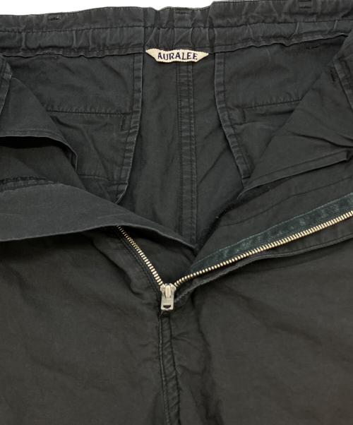 AURALEE（オーラリー）AURALEE (オーラリー) SELVEDGE WEATHER CLOTH EASY PANT グレー サイズ:SIZE4の古着・服飾アイテム