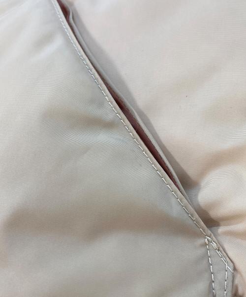 RockyMountainFeatherBed（ロッキーマウンテンフェザーベッド）RockyMountainFeatherBed (ロッキーマウンテンフェザーベッド) Christy Vest/ダウンベスト　450-452-20 ベージュ×ブラウン サイズ:SIZE38の古着・服飾アイテム