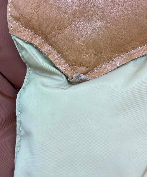 RockyMountainFeatherBed（ロッキーマウンテンフェザーベッド）RockyMountainFeatherBed (ロッキーマウンテンフェザーベッド) Christy Vest/ダウンベスト　450-452-20 ベージュ×ブラウン サイズ:SIZE38の古着・服飾アイテム