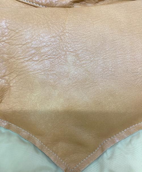 RockyMountainFeatherBed（ロッキーマウンテンフェザーベッド）RockyMountainFeatherBed (ロッキーマウンテンフェザーベッド) Christy Vest/ダウンベスト　450-452-20 ベージュ×ブラウン サイズ:SIZE38の古着・服飾アイテム