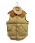 RockyMountainFeatherBed（ロッキーマウンテンフェザーベッド）の古着「Christy Vest/ダウンベスト　450-452-20」｜ベージュ×ブラウン