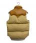 RockyMountainFeatherBed (ロッキーマウンテンフェザーベッド) Christy Vest/ダウンベスト　450-452-20 ベージュ×ブラウン サイズ:SIZE38：10000円