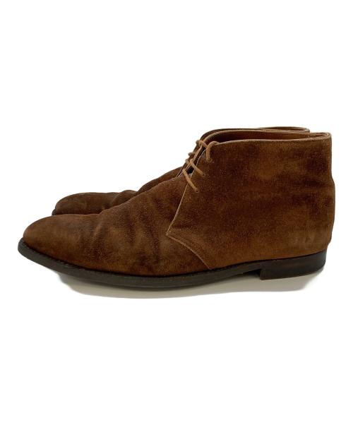 Crockett & Jones（クロケット＆ジョーンズ）Crockett & Jones (クロケット＆ジョーンズ) チャッカーブーツ ブラウン サイズ:SIZE7　1/2の古着・服飾アイテム