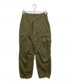 CIOTAシオタ）の古着「スビンコットン ウェザー ジャングル ファティーグパンツ」｜カーキ
