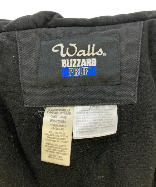 Walls Blizzard-Pruf（ウォールズ・ブリザードプルーフ）Walls Blizzard-Pruf (ウォールズ・ブリザードプルーフ) ダックジャケット ブラック サイズ:SIZE XLの古着・服飾アイテム