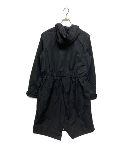 AIGLE（エーグル）AIGLE (エーグル) 透湿防水 ロングフーデッドフィッシュテールジャケット　ZBFBL94-PU ブラック サイズ:SIZE 38の古着・服飾アイテム
