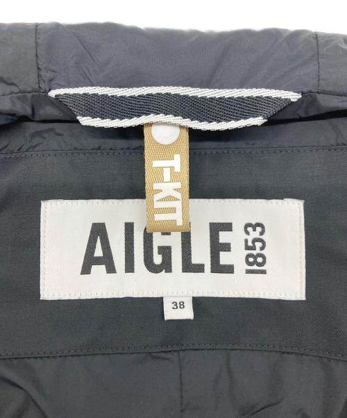 AIGLE（エーグル）AIGLE (エーグル) 透湿防水 ロングフーデッドフィッシュテールジャケット　ZBFBL94-PU ブラック サイズ:SIZE 38の古着・服飾アイテム