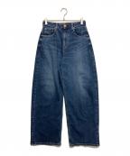 RED CARDレッドカード）の古着「Montana ワイドカーブデニムパンツ」｜インディゴ