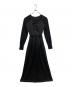 Ameri（アメリ）の古着「UND DOCKING DESIGN SWEAT DRESS」｜ブラック