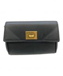 BALENCIAGA（バレンシアガ）の古着「Rodeoフラップカードホルダー」｜ブラック