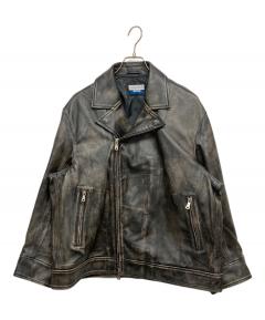 中古・古着通販】CLANE (クラネ) “EGG FAKE LEATHER JACKET” エッグ
