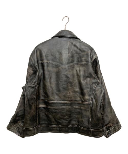 MAISON SPECIAL（メゾンスペシャル）MAISON SPECIAL (メゾンスペシャル) Sheep Leather Tailored Double Rider Jacket ブラック サイズ:SIZE1の古着・服飾アイテム