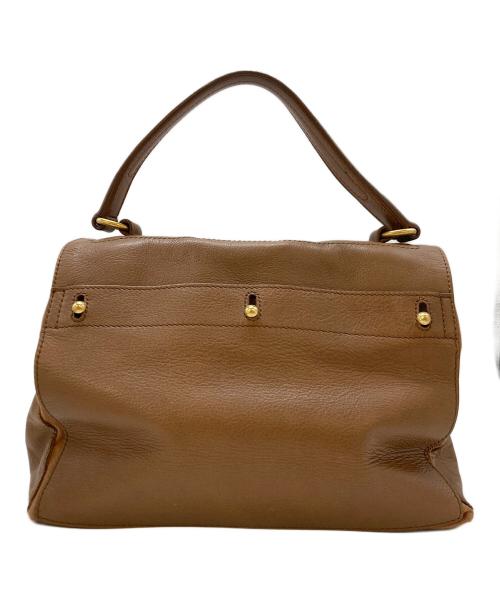 Yves Saint Laurent（イヴサンローラン）Yves Saint Laurent (イヴサンローラン) ミューズトゥー ハンドバッグ ブラウン サイズ:実寸サイズをご参照下さい。の古着・服飾アイテム